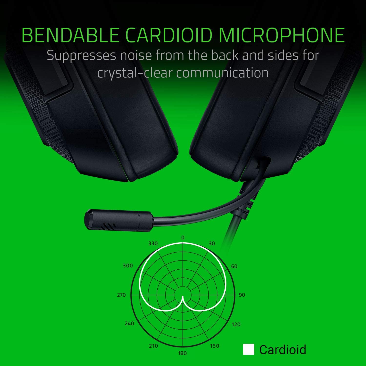 Razer Kraken X, Multi-Platform Wired Gaming Headset (Bendable Cardiod Microphone, Custom-Tuned 40 mm Drivers - Image 4