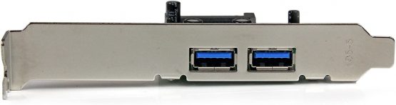 StarTech PEXUSB3S24 2 Port PCI Express (PCIe) SuperSpeed USB 3.0 Card Adapter with UASP, SATA Power, Dual Port USB 3 PCIe Controller - Image 3