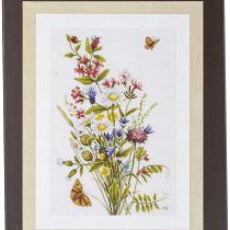 Lanarte Counted Cross Stitch KIT Field Flowers (EVENWEAVE)