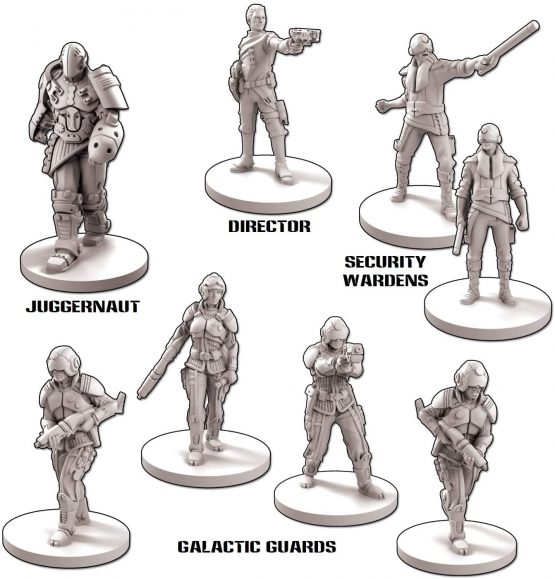 Battle Systems Core Space Galactic Corps Expansion Set - 28mm Miniatures - Board Game -Event cards -Modular 3D Terrain - Wargaming BSGCSE002 - Image 3