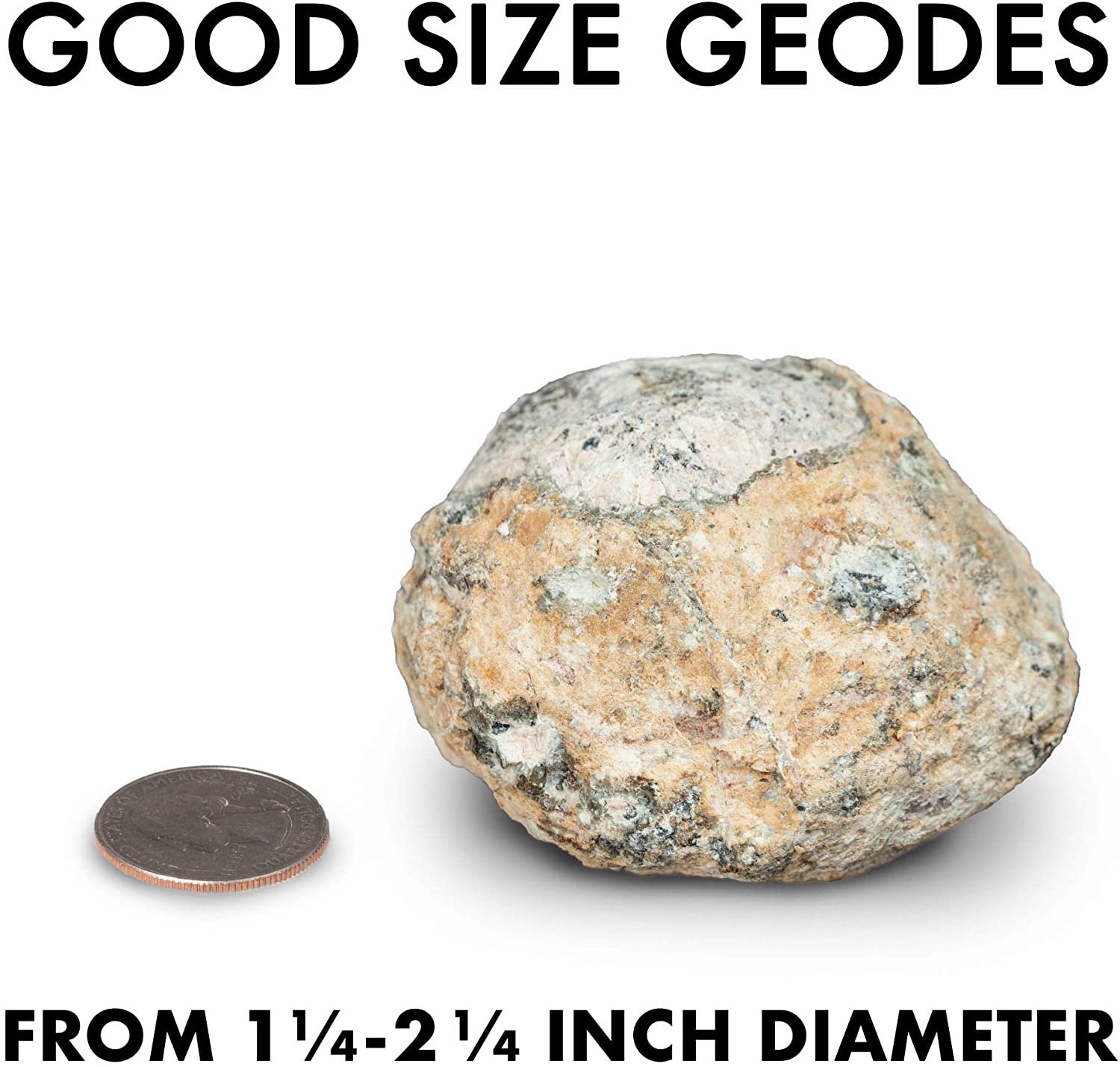 NATIONAL GEOGRAPHIC Break Open 4 Geodes Science Kit, Includes Goggles, Learning Guide, Display Stand - Image 4