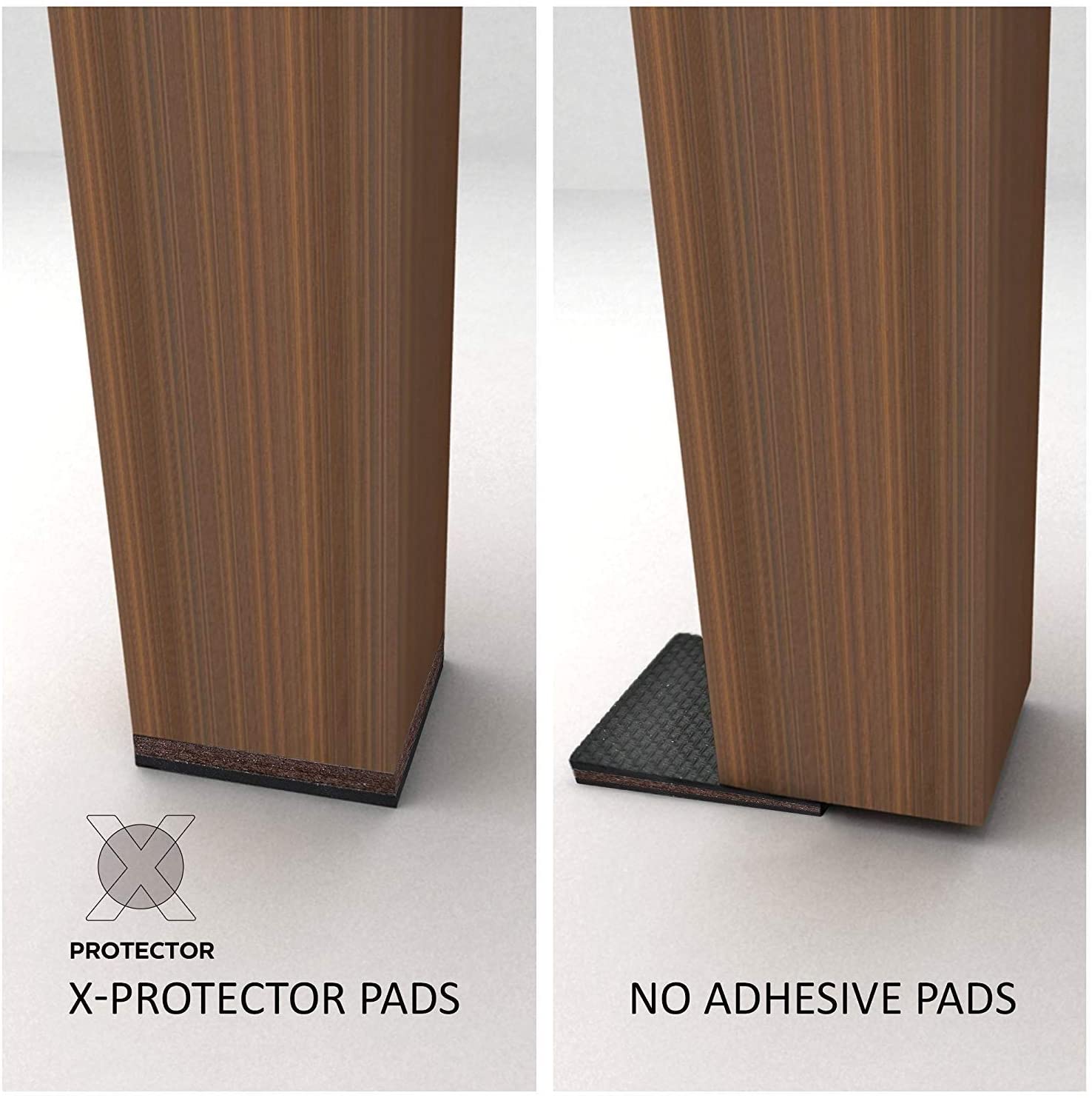 FURNITURE PADS X-PROTECTOR, PREMIUM NON SLIP PADS, 16 pcs 50mm, Floor Protector Pads, Rubber Feet for Furniture Feet - Image 3