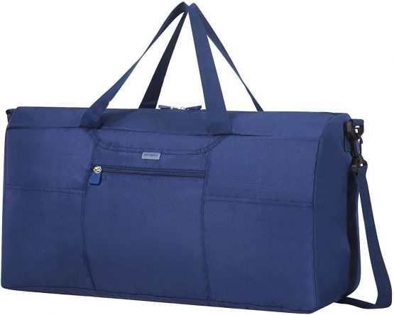 Samsonite Global Travel Accessories Foldable Travel Duffle S, 55 cm, Blue (Midnight Blue)