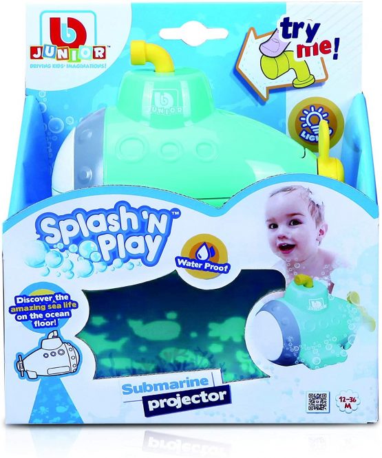 Bburago B16-89001 BB Junior Splash N Play Submarine Projector, Blue - Image 2