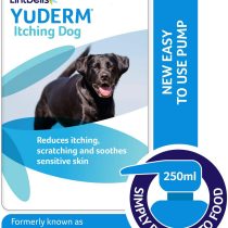 Lintbells | YuDERM Itching Dog Formerly YuMEGA | Itchy or Sensitive Skin Supplement for Dogs Prone to Scratching, All Ages and Breeds | 250 ml Bottle