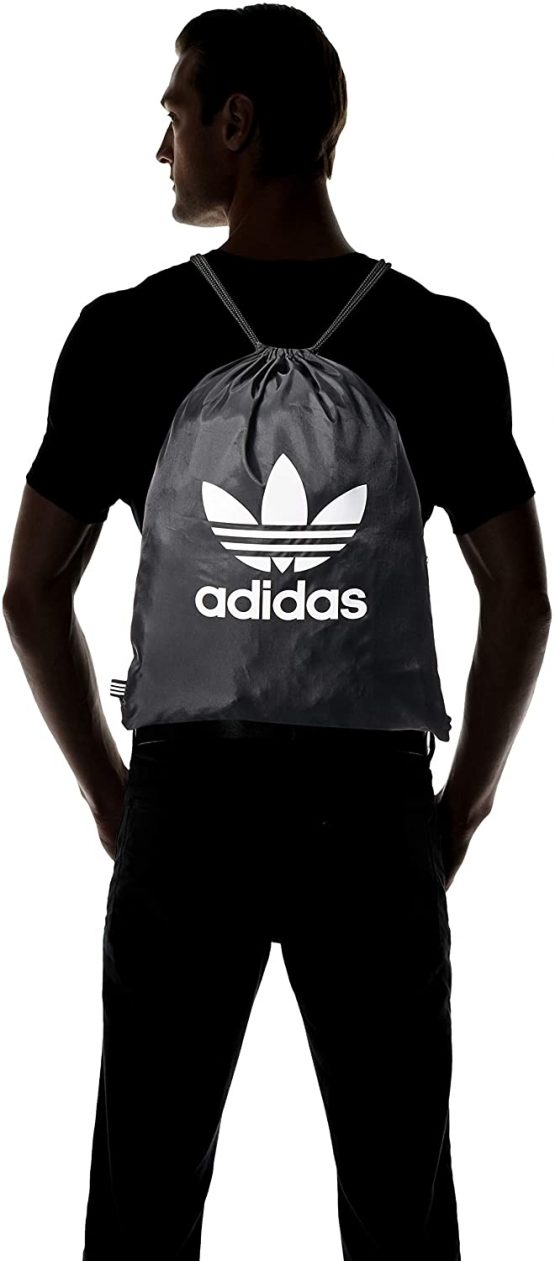 adidas Trefoil Gym Sack - Black, One size - Image 4