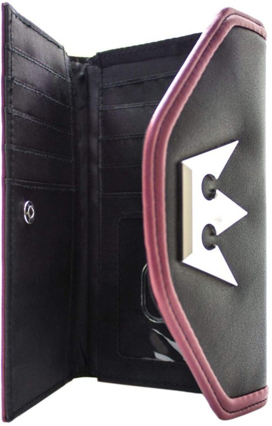 Kingdom Hearts Silver Crown Red Coin & Card Clutch Purse - Image 3