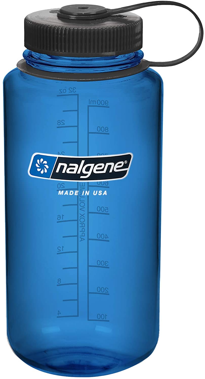 Nalgene Everyday WH Plastic Water Bottle - 1 Litre, Blue, Blau, 946 ml