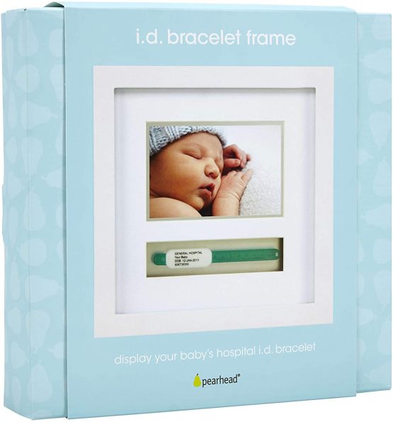 Pearhead Baby Hospital ID Bracelet and Photo Keepsake Frame, Newborn Baby Gifts, New Baby Gift for Expecting Parents - Image 4