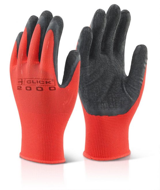 MULTI PURPOSE LATEX POLY GLOVE BLACK M