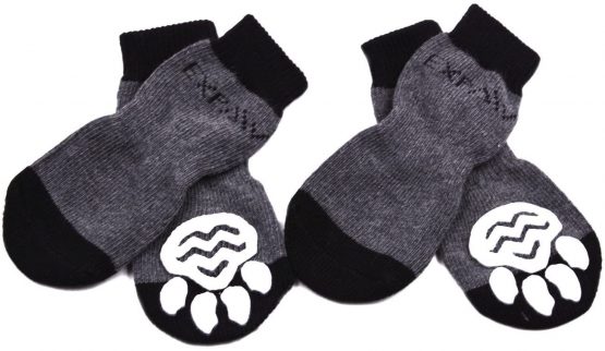 EXPAWLORER Anti-Slip Dog Socks for Indoor Wear, Paw Protection