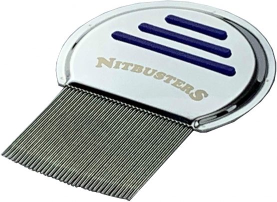 Nitbusters Infinity Stainless Steel Metal Headlice Nit Removal Comb with Spiral Grooves - Image 3