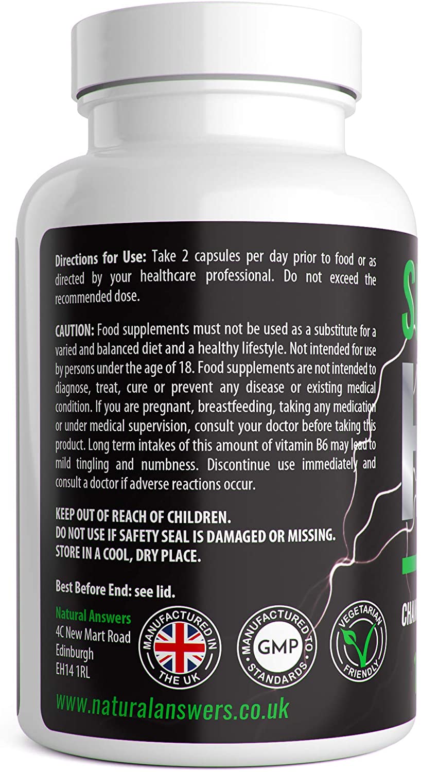 180 Super HGH Vegan Capsules - (3 Months Supply) 9-in-1 HGH Complex with Vitamin B6 and Tribulus Terrestris Extract - Made in the UK - Image 3