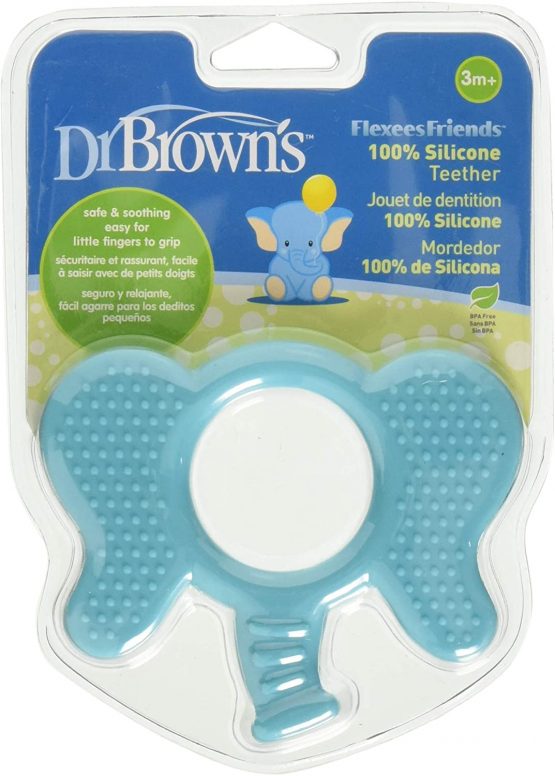 Dr Brown's Flexees Friends Teether Elephant, of