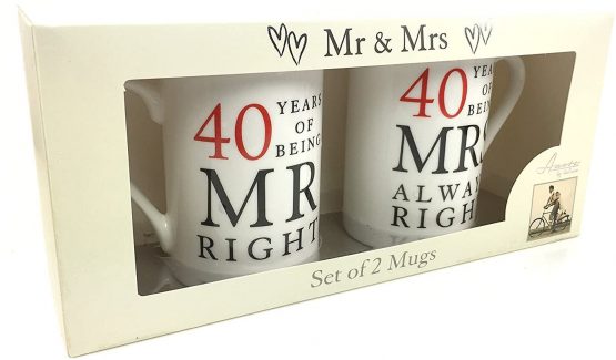 40 Years Mr Right and Mrs Always Right