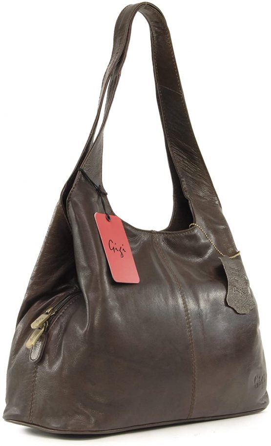 GIGI - Women's Leather Shoulder Bag - OTHELLO 4326 - Image 2