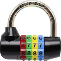 Bosvision 4-digit Combination Padlock (64mm width) with 7.8mm shackle and colourful dials