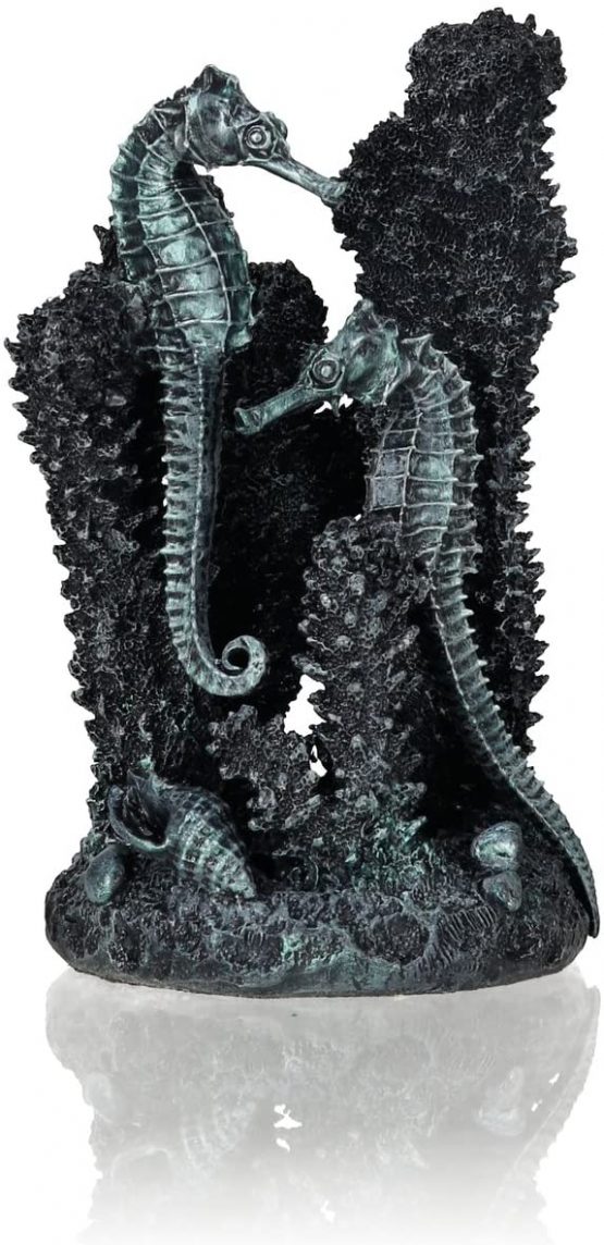 biOrb Seahorses On Coral Sculpture Small Black