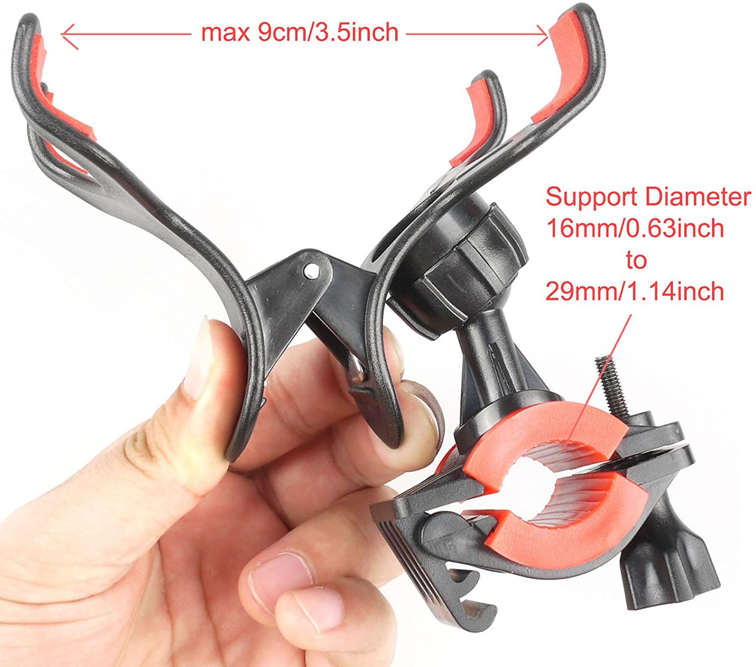 Mr.Power Universal Microphone Mic Stand Phone Holder Compatible with iPhone, Compatible with Samsung Smart Phones (for Phone) - Image 4