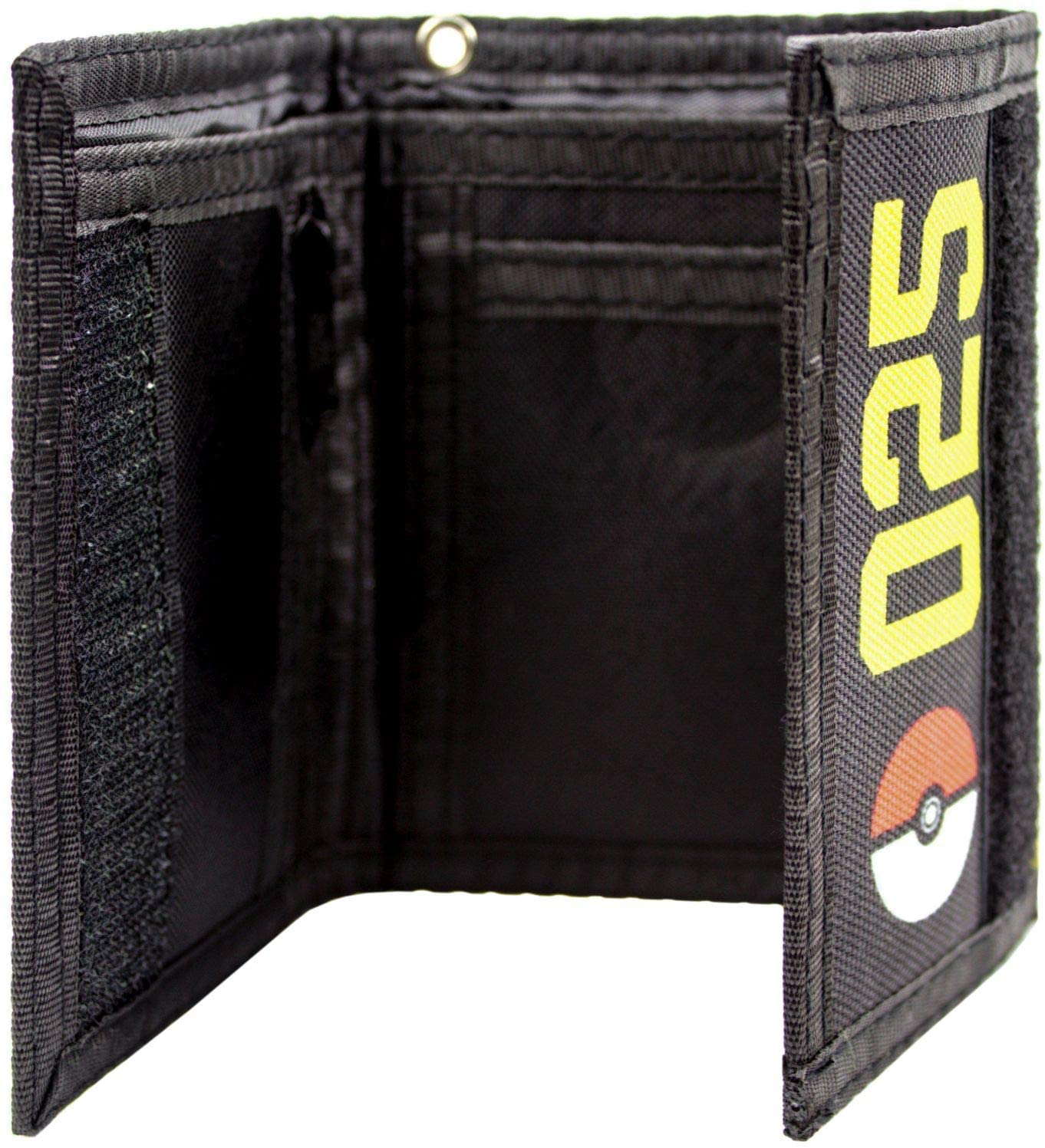 Pokemon Pikachu No.25 Electric Coin & Card Tri-fold Wallet, Yellow - Image 2