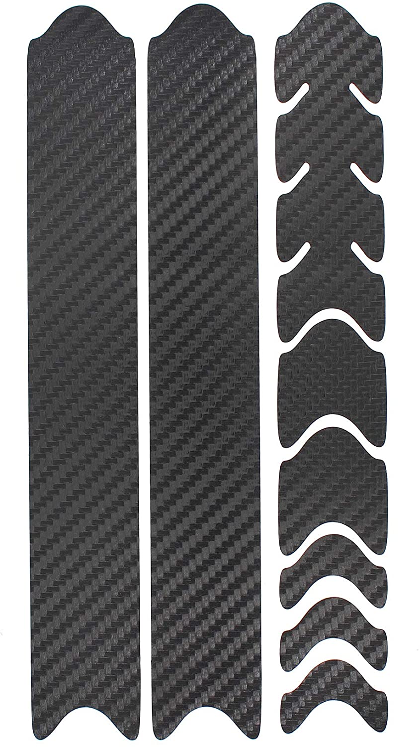 AlphaShield K099 Carbon Black Bike Frame Frame Protector Sticker MTB BMX, Kettenstrebenschutz