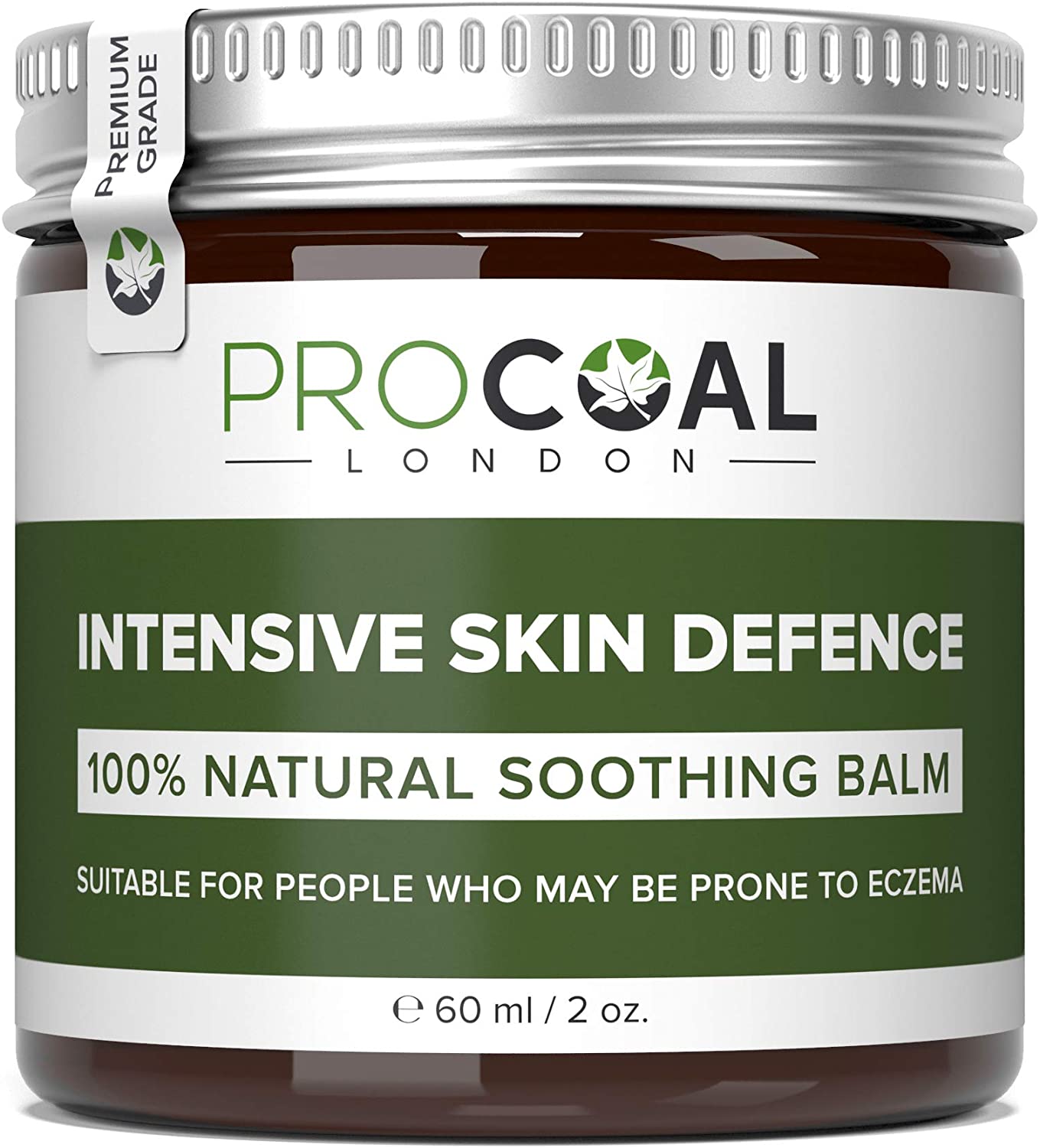 Eczema Cream, 100% Natural & Vegan Intensive Skin Defence Balm 60ml by Procoal – For Children and Adults Prone to Eczema, Psoriasis and Dermatitis, Made in UK