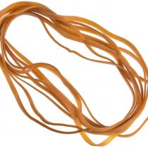 50 Pieces Large Rubber Bands Trash Can Band Set Elastic Bands for Office Supply, Trash Can, File Folders, Cat Litter Box (Dark Yellow)