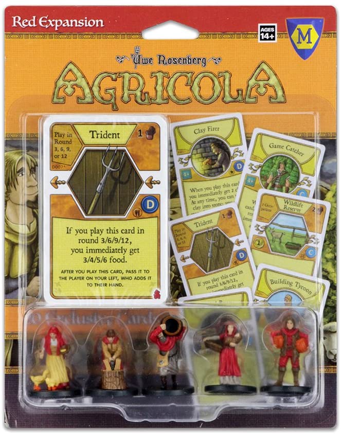 WizKids Mayfair Games Europe MFG72870 Agricola Game Expansion: Red (5 Figures), Multi-Colour, Multicoloured, Small - Image 2