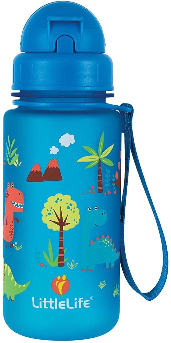 Children's Water Bottle With Easy-Access Lid & Straw, 400ml