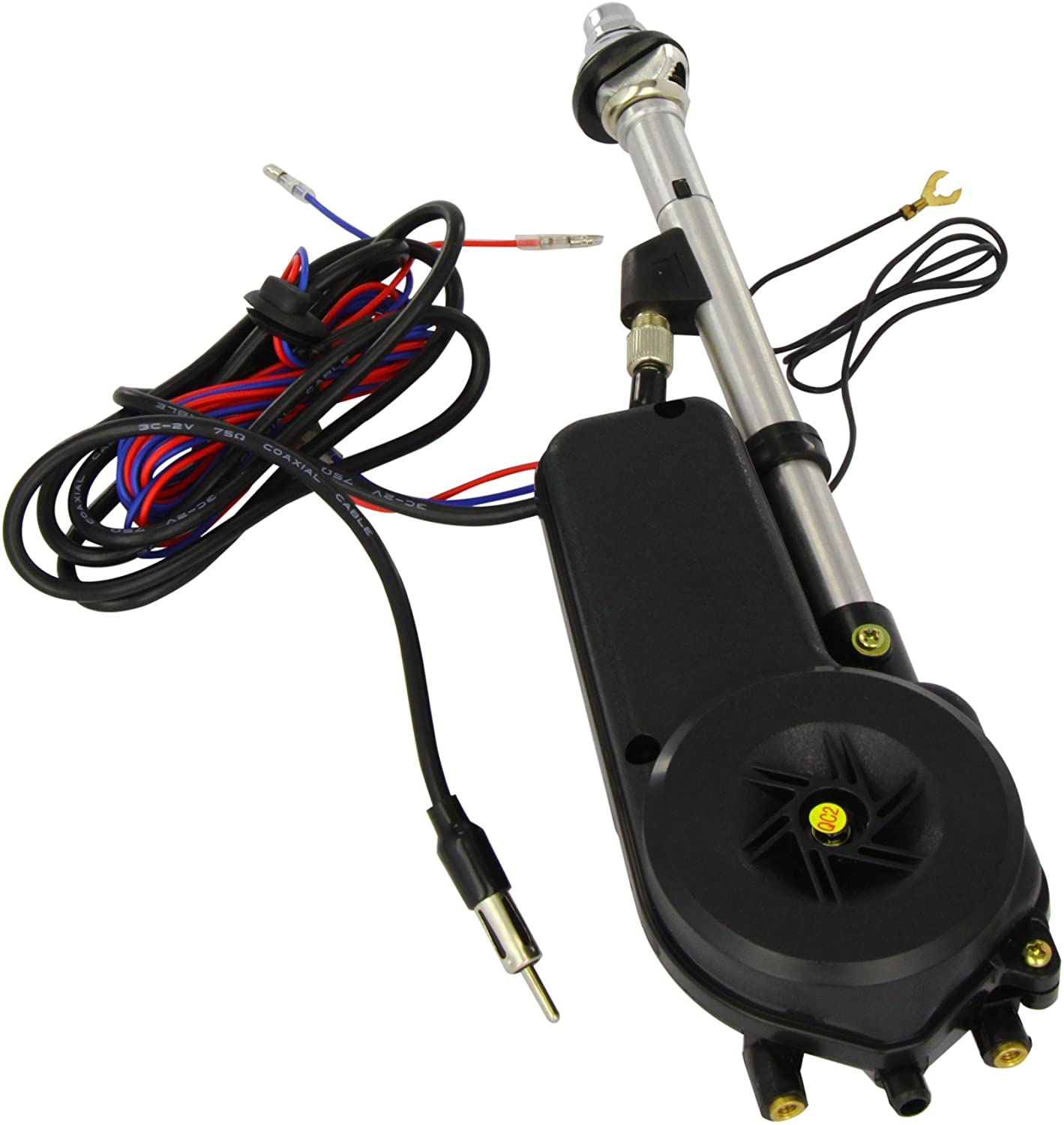 Autoleads RMA-1000 Replacement Automatic Electric Aerial, Black