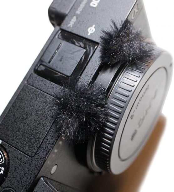 Camera Mic Windscreen, 10 PCS Fur Wind Muff Wind Cover for Sony RX1 RX10 RX100 Digital Compact Cameras Built-in Microphone Outdoor Wind Filter by YOUSHARES - Image 3