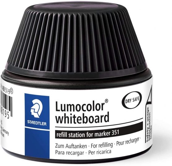 Staedtler Lumocolor 488 51-9 Whiteboard Marker Refill Station - Black