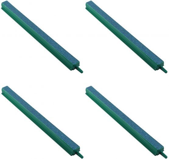 HALJIA 4PCS 6" Aquarium Fish Tank Bubble Air Stone Bar for Oxygen Pump