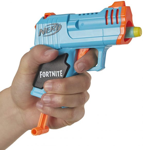 Fortnite Micro HC-R Nerf MicroShots Dart-Firing Toy Blaster and 2 Official Nerf Elite Darts For Kids, Teens, Adults - Image 3