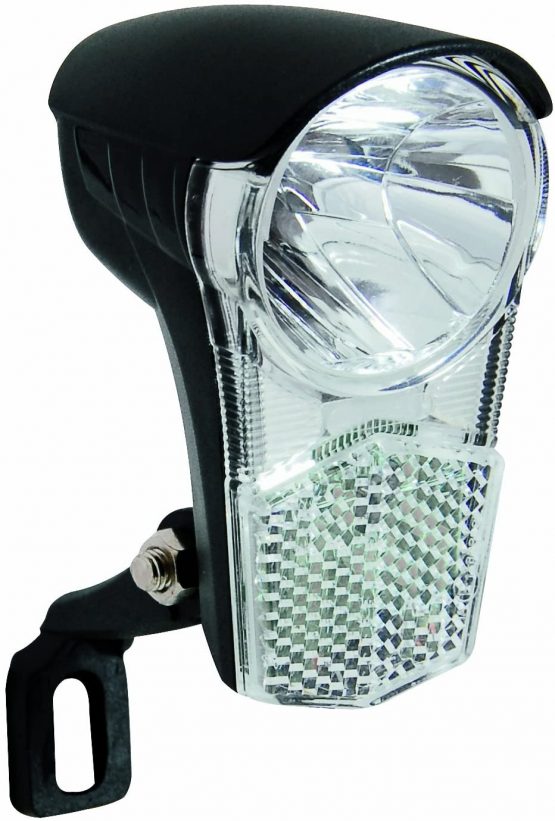 Büchel 50170 Bicycle Headlight Black LED 10 Lux with Switch