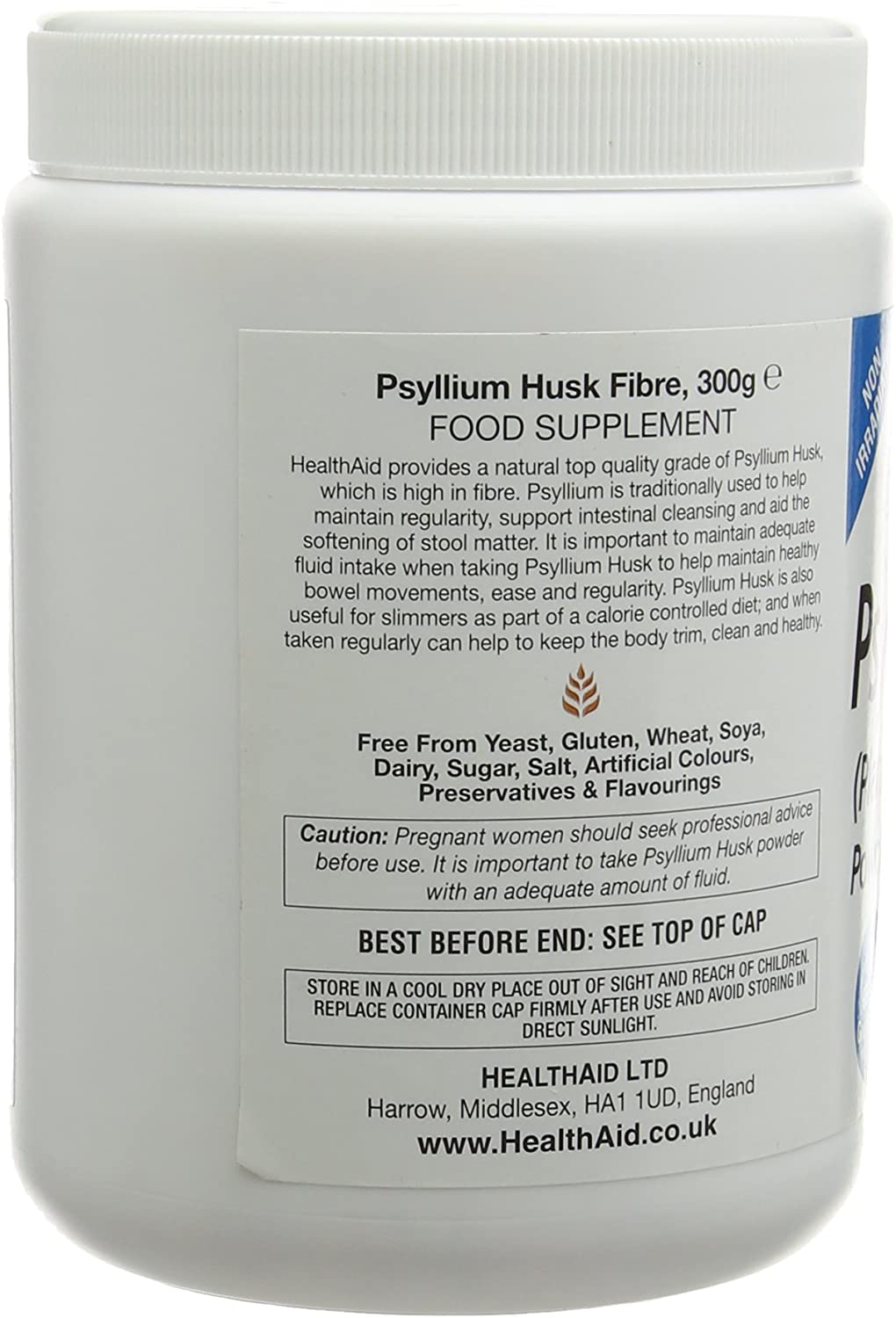 HealthAid Psyllium Husk Fibre Powder 300g, 300 g (Pack of 1) - Image 3