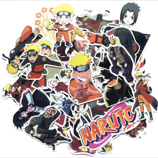 63pcs Naruto Decals Anime Cartoon Stickers Waterproof Sunlight-Proof DIY Ideals for Cars, Motorbikes, Portable luggages, Laptops - Image 4