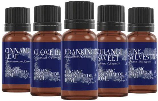 Mystic Moments | Essential Oil Starter Pack - Organic Christmas Oils - 5 x 10ml - 100% Pure … - Image 2