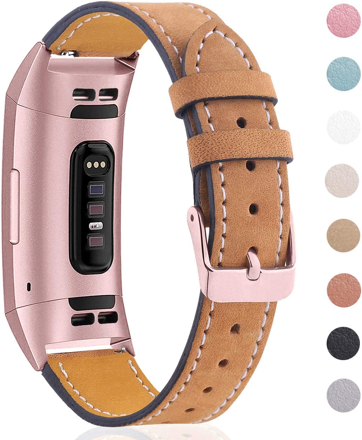Mornex Strap Compatible with Charge 3/3 SE/Charge 4 Leather Strap