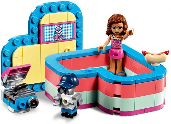 LEGO 41387 Friends Olivia’s Summer Heart Box Toy, Collectible Dolls Set - Image 2