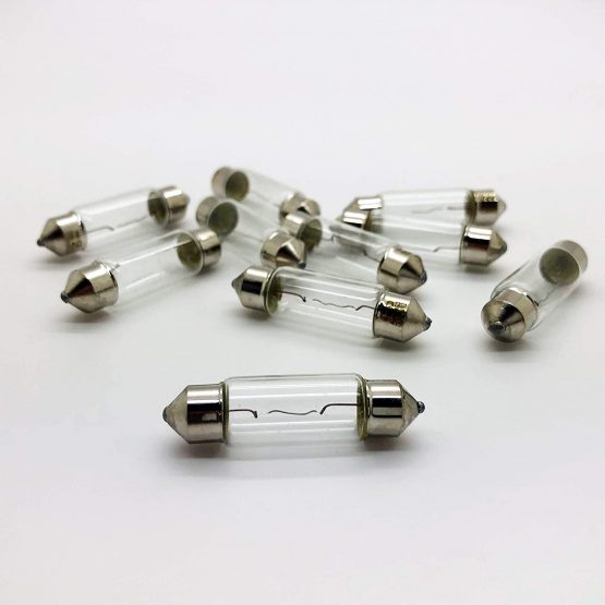 10 x Eurolec 242 C5W 24v 5w Festoon Number Plate Interior Light Truck Lorry Bulb