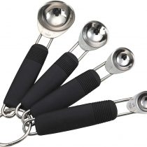 MasterClass Soft-Grip Stainless Steel Measuring Spoons (Set of 4)