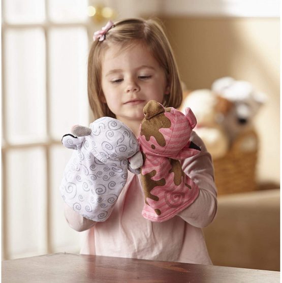 Melissa & Doug Farm Hands Animal Puppets | Soft Toy | Themed Puppet Set | 3+ | Gift for Boy or Girl - Image 2