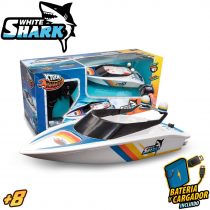 Radio Control Boat, Toy Boats, RC Boat for Water, RC Boats White Shark