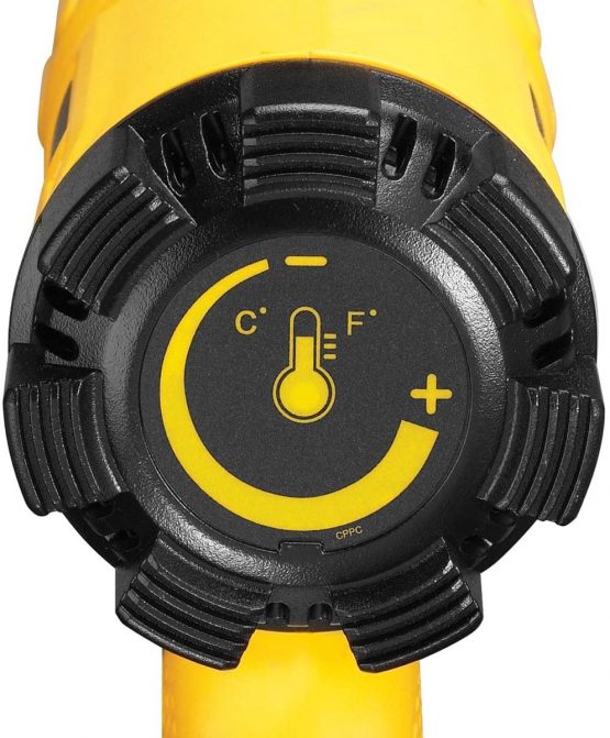 DeWalt 1800W Heat Gun with 240V Dual Air Flow - Image 4