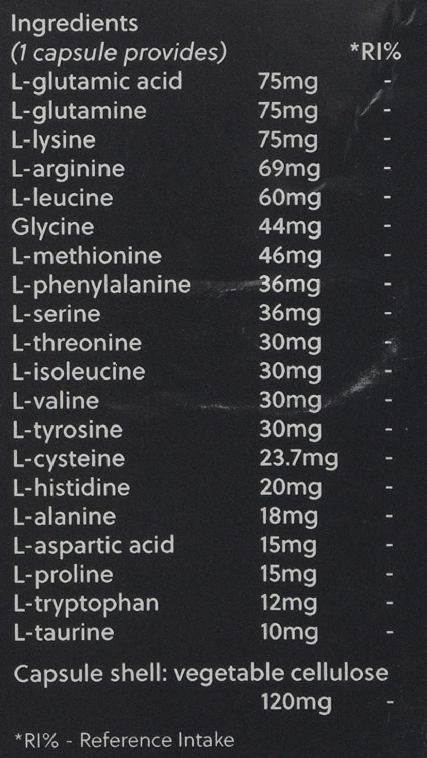 G&G Vitamins Total Amino Full Spectrum, Free Form Amino Acids Including