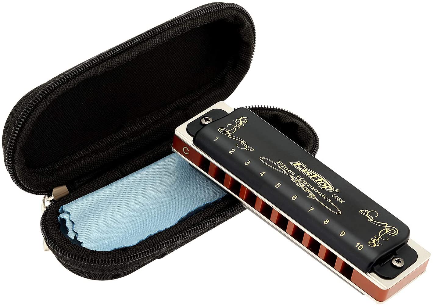 East top Diatonic Harmonica in C, Blues Harp Diatonic Mouth Organ ...