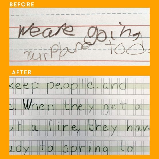 Channie's PHG6 Visual Handwriting Worksheet for 1st - 3rd Grade | Handwriting Simplified! Most Visual Handwriting Learning Workbook Worksheet for Summer School Summer Bridge - Image 3