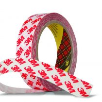 3M 9088-200 High Performance Double Coated Tape, 38 mm x 50 m, White, Pack of 6