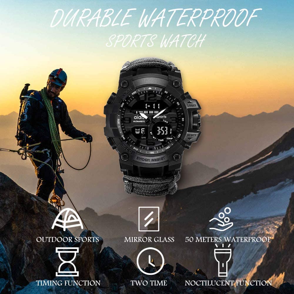 vikano survival bracelet watch